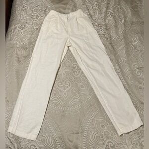 Liz Claiborne LizSport Straight Leg White Pants